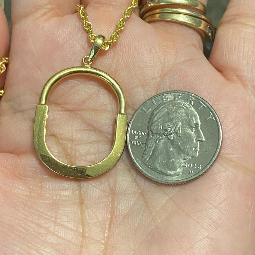 Real 8k Saudi Gold Necklace - image 4